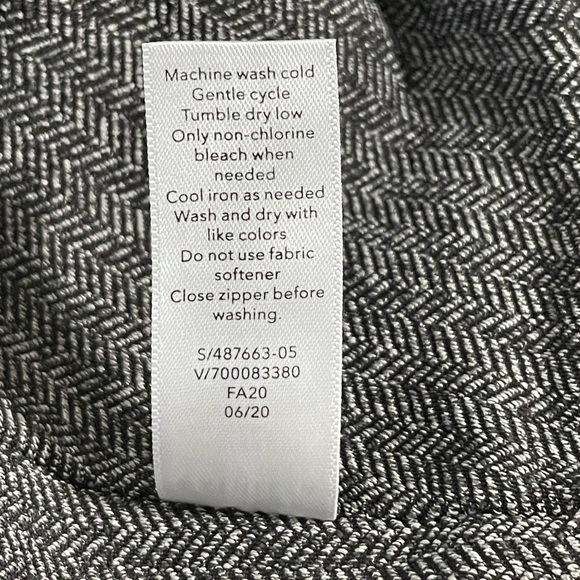 Athleta Delancey Herringbone Tight High Rise Legging Black White XS - Picture 14 of 14